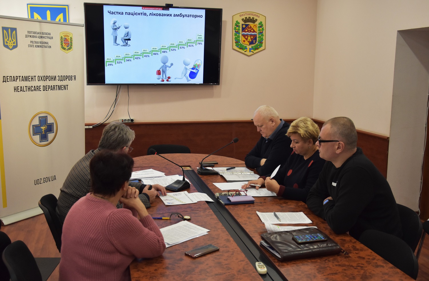 Відбулося чергове засідання Полтавської обласної ради з координації дій у відповідь на поширення туберкульозу, віл та наркозалежності